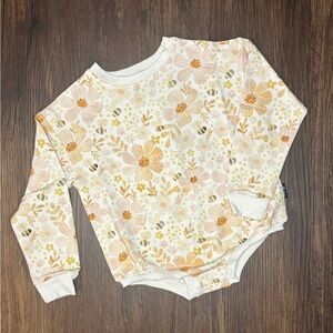 Spring Bee Crew Neck Romper